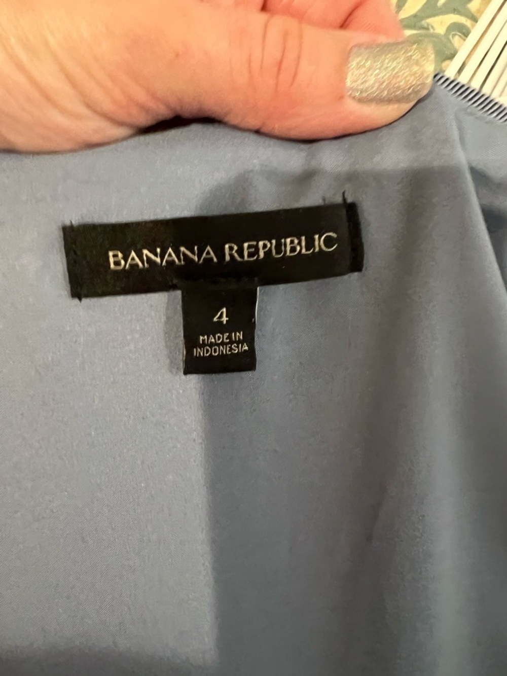 Banana Republic One-Shoulder Chambray Dress in Light Blue - Picture 10 of 13